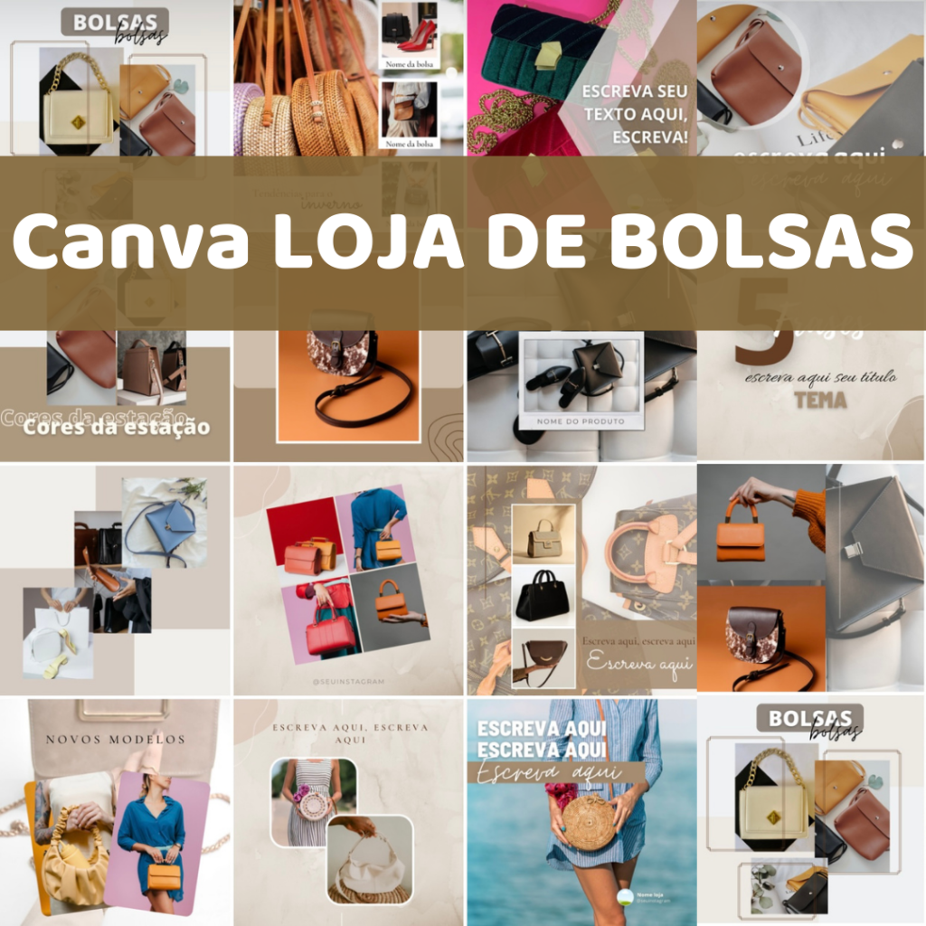 Canva Loja De Bolsas Artes Para As Suas Redes Sociais